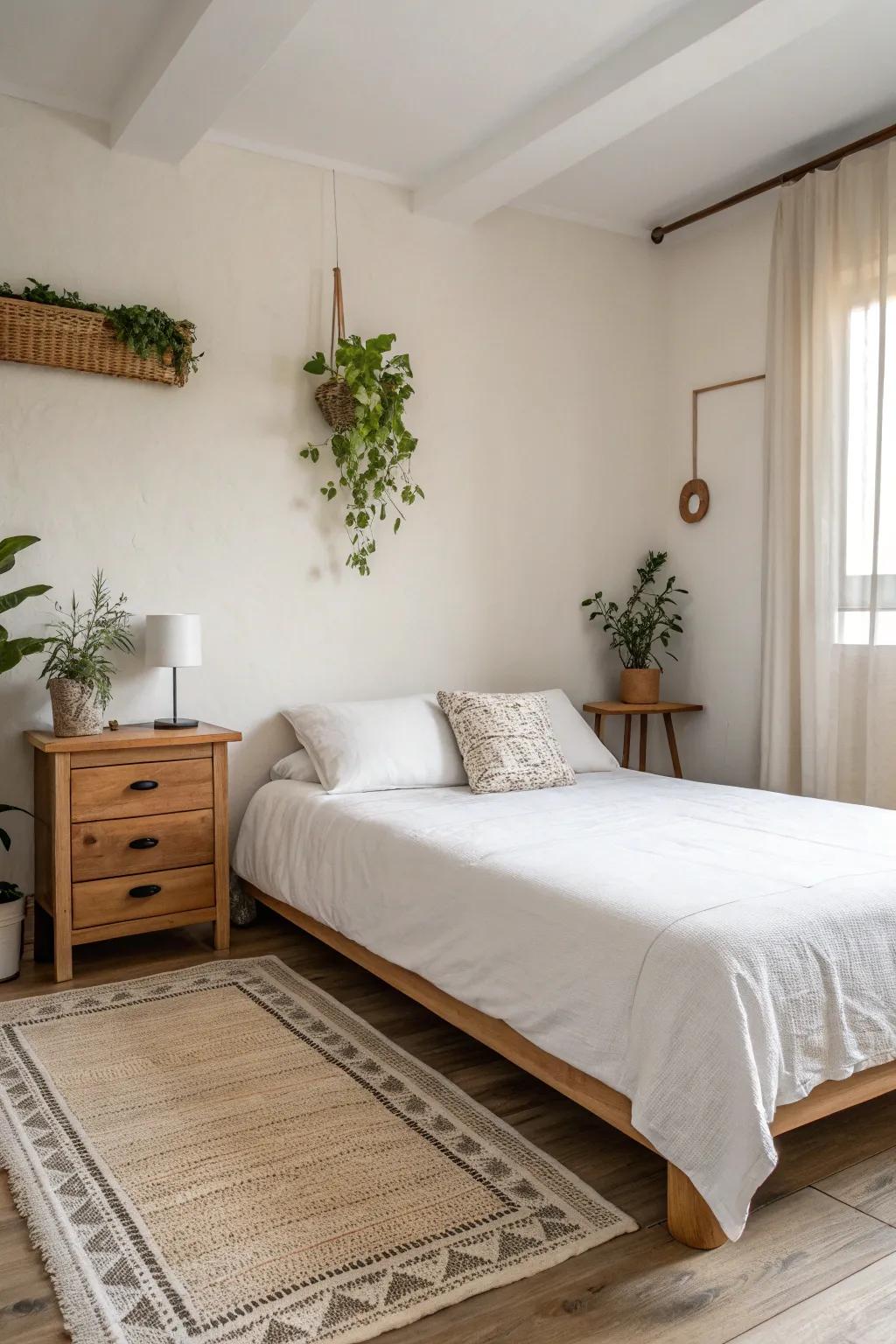 Understated aesthetics generate a tranquil atmosphere.