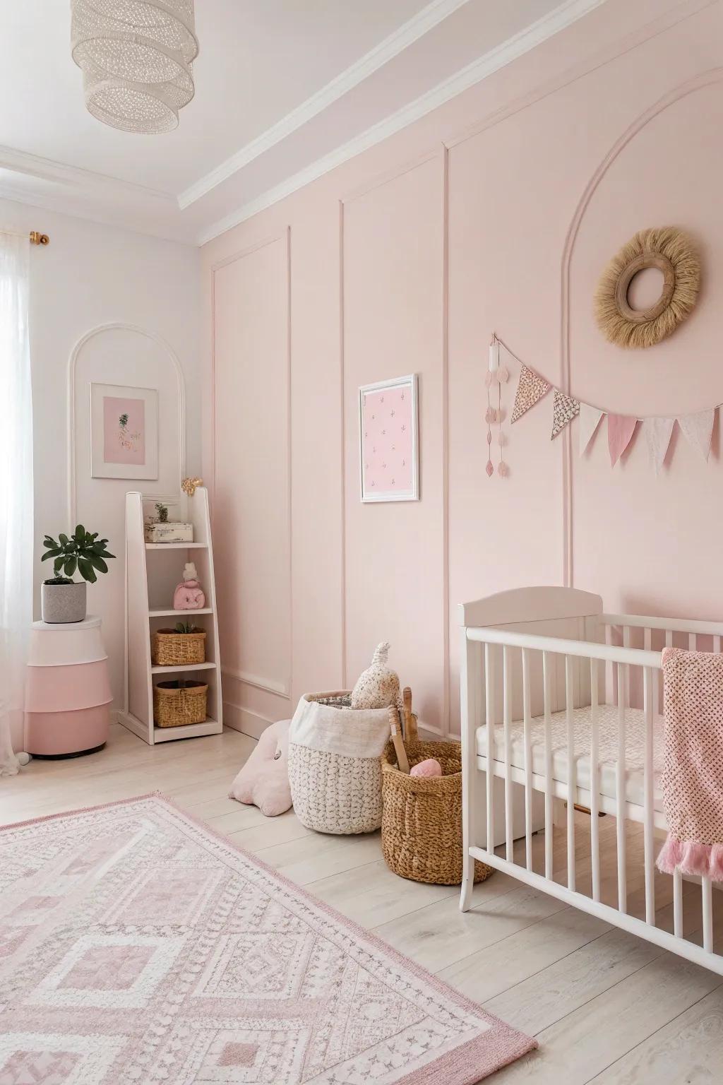 A minimalist approach creates a serene and purposeful space.