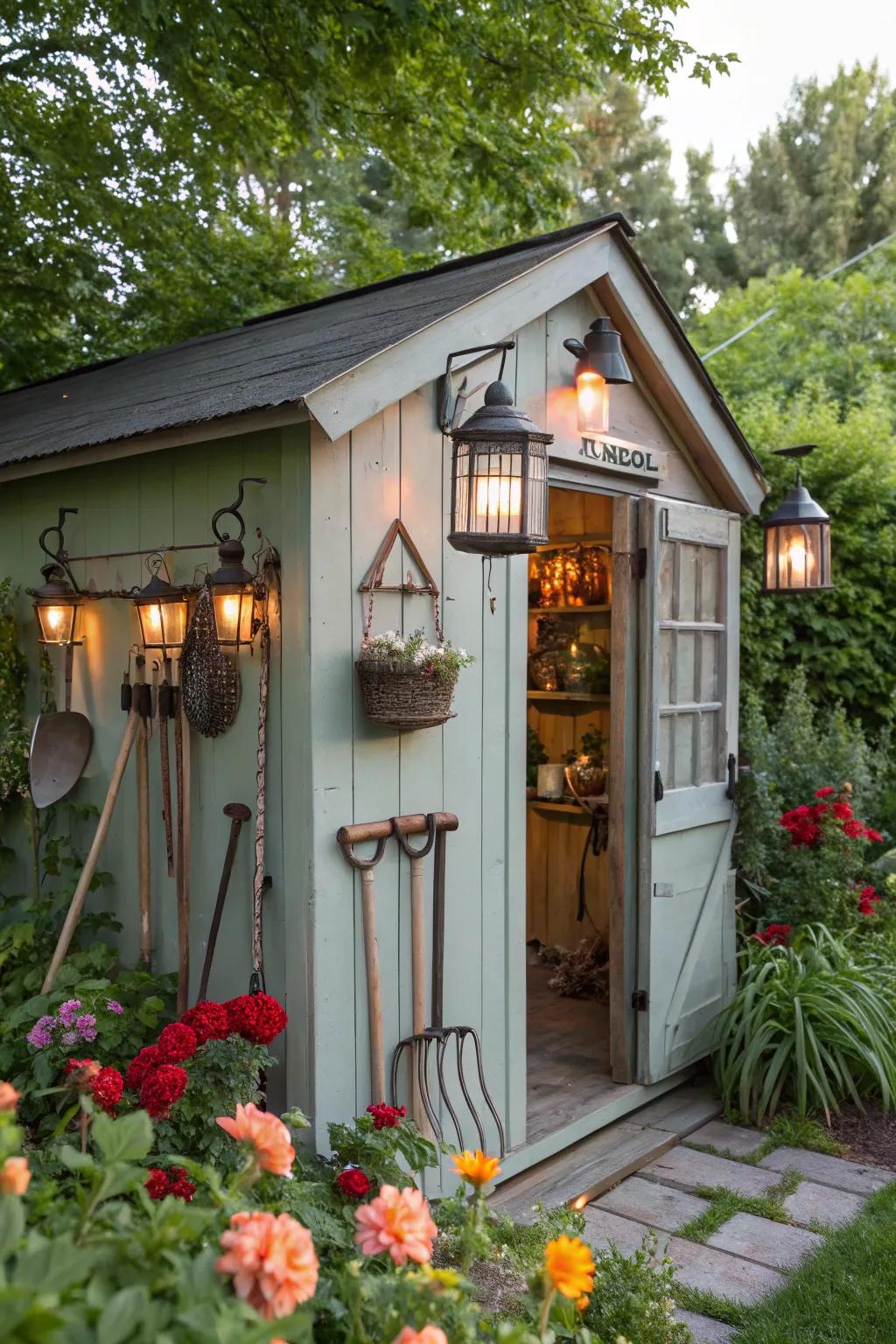 Antique touches that add character and charm.