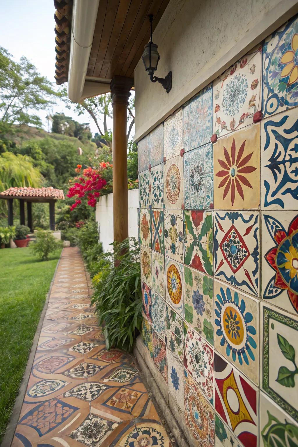 Colorful blocks infuse vibrancy and charm.