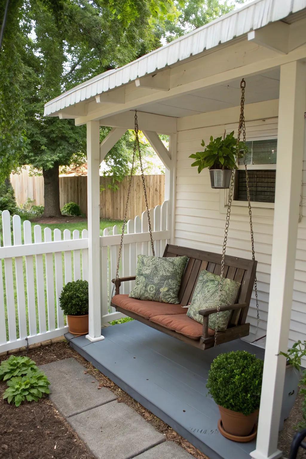 Maximize small spaces with well-designed swings.