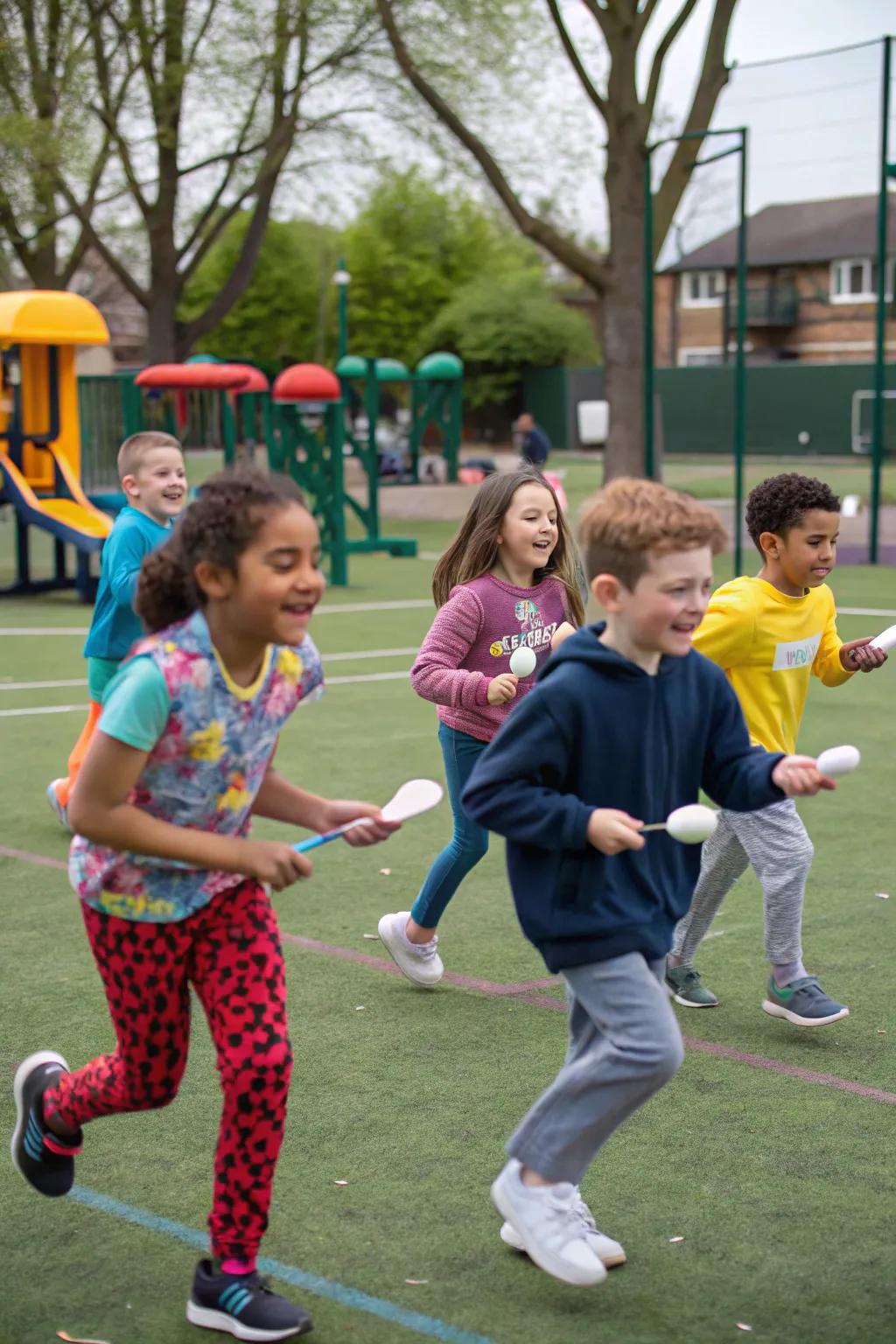 Classic fun with an egg transport contest