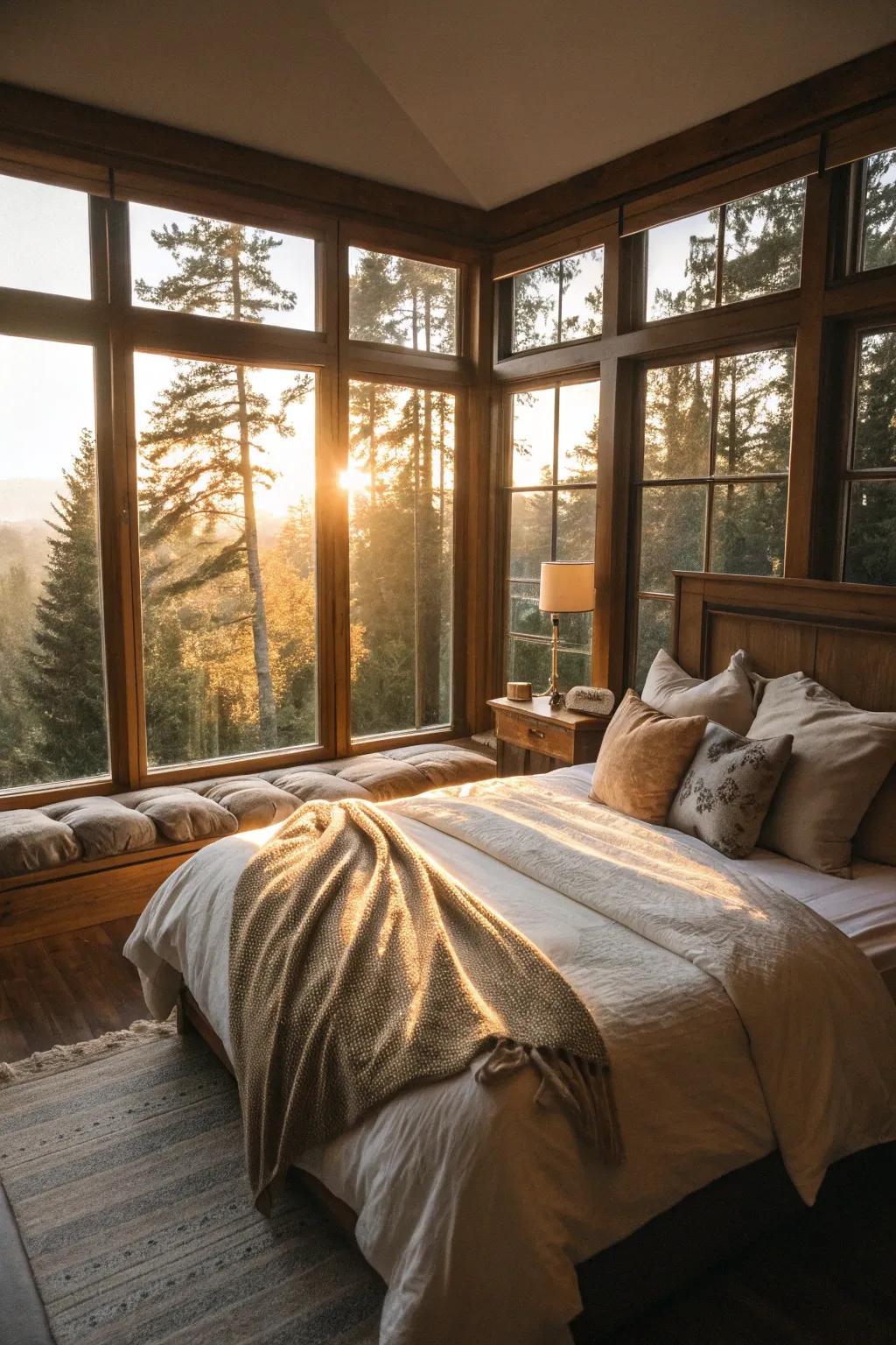 Natural light improves the warmth and appeal of the space.