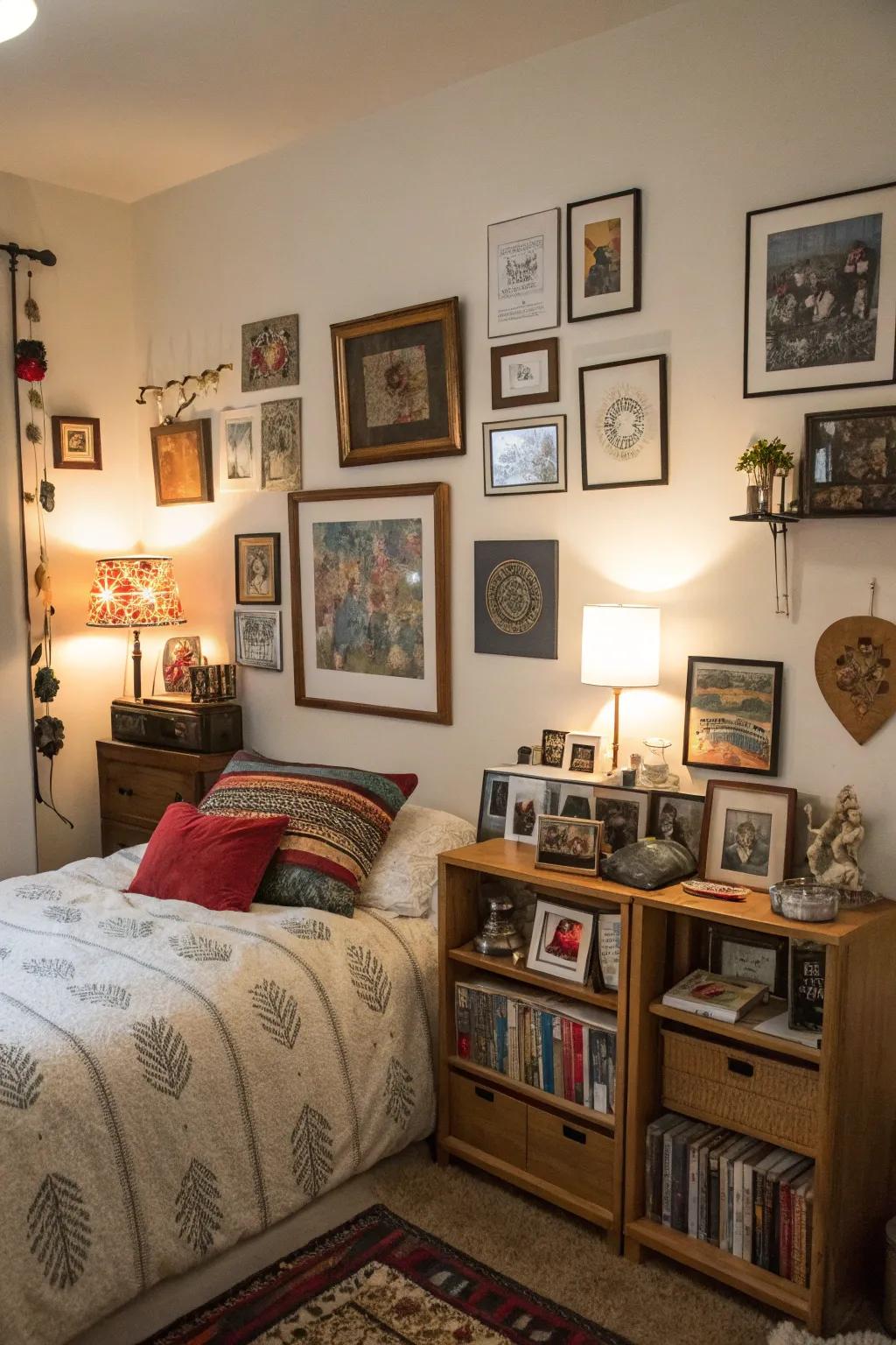 Personal touches make the space uniquely yours.