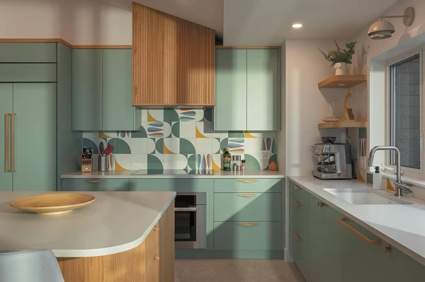 Mint Green Meets Modern Geometry