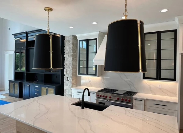 Rustic Farmhouse Barndominium Kitchen