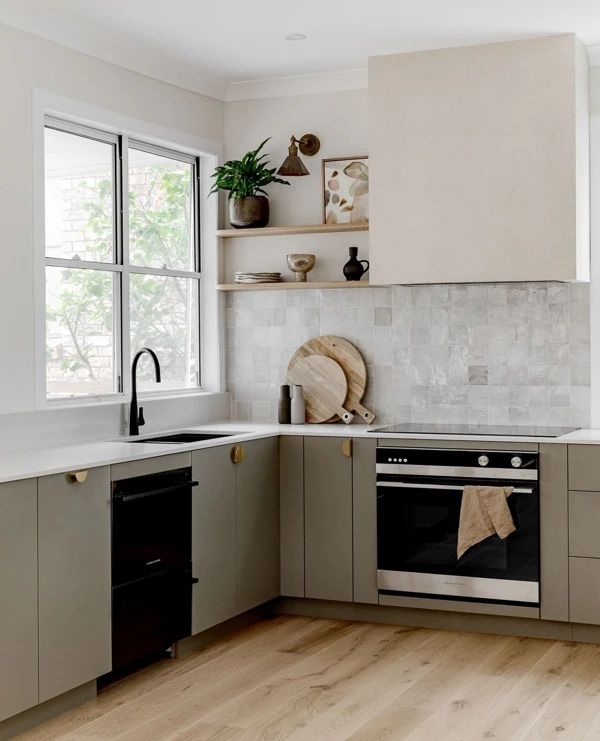 Serene Earthy Kitchen Oasis