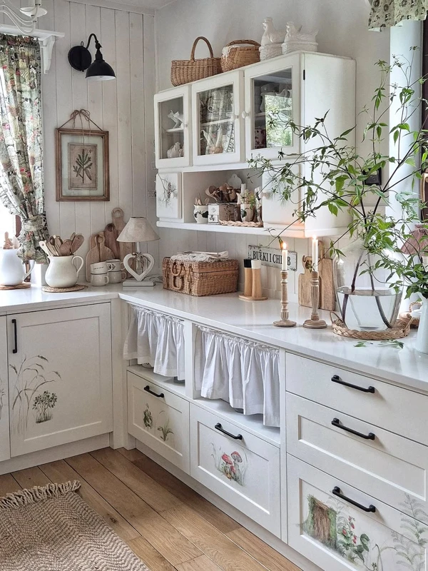 Serene Scandinavian Boho Kitchen