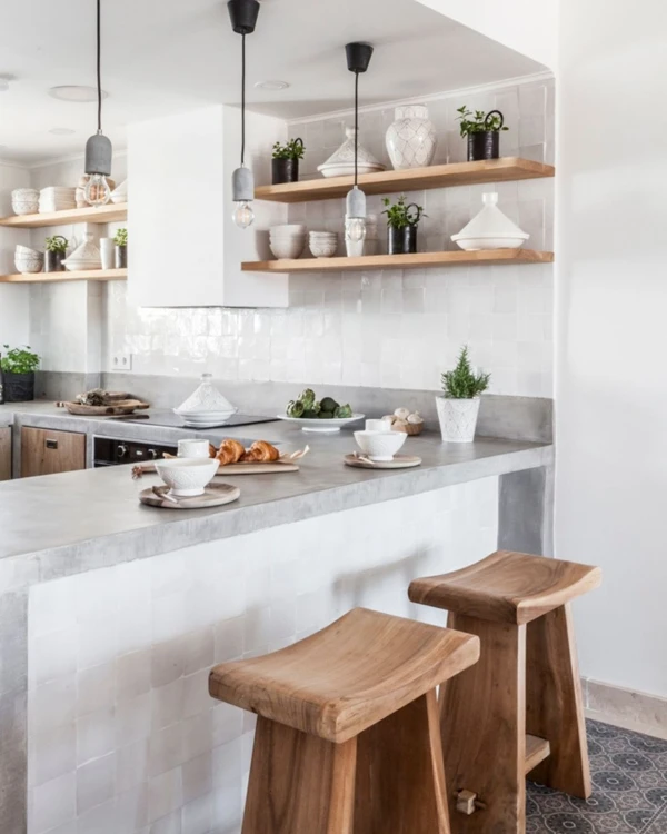 Warm Wood & Woven Textures