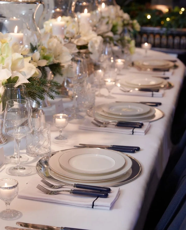 Midnight Glow Table Setting