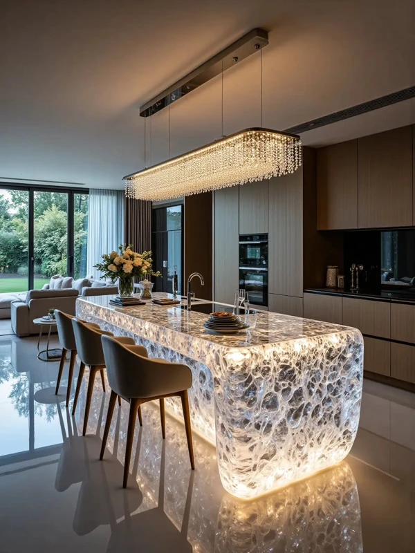 Glimmering Gold & White Kitchen Accents