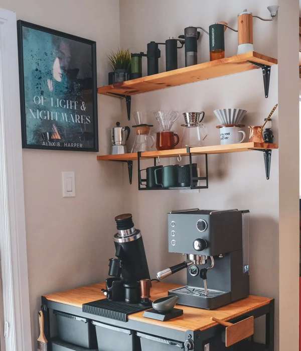 Cozy Winter Wonderland Coffee Bar
