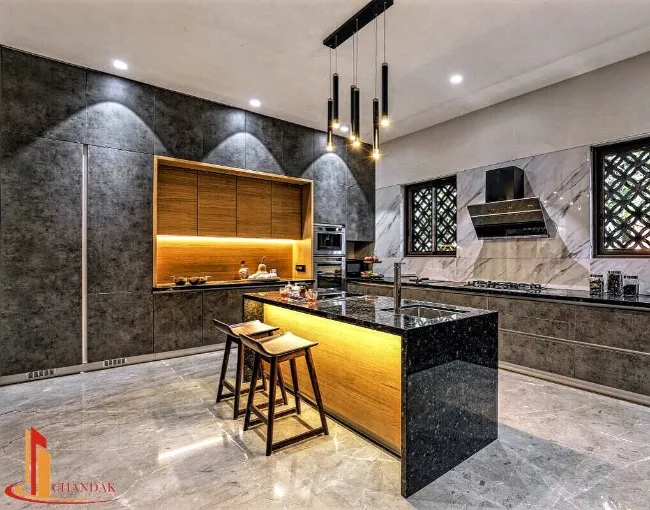 blue Granite Countertops for Kitchen 3