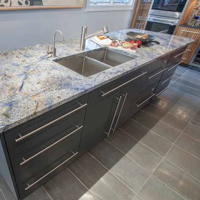 blue Granite Countertops for Kitchen 5
