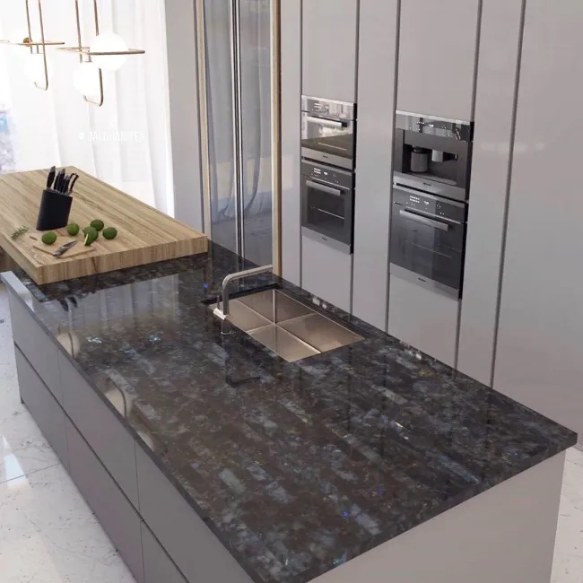 blue Granite Countertops for Kitchen 9