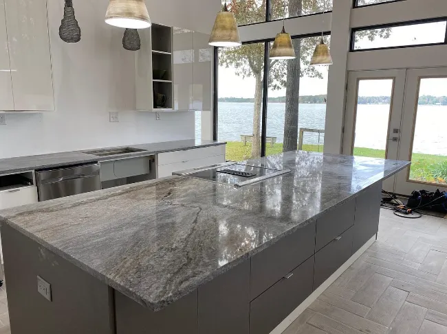 blue Granite Countertops for Kitchen 11