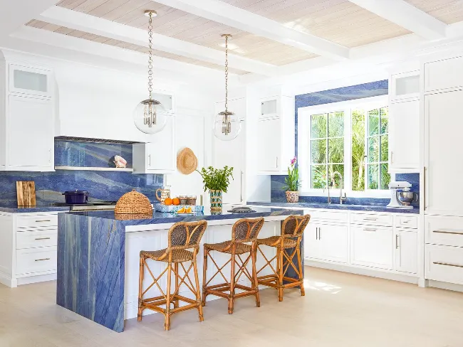 blue Granite Countertops for Kitchen 15