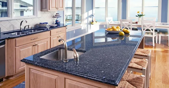 blue Granite Countertops for Kitchen 25
