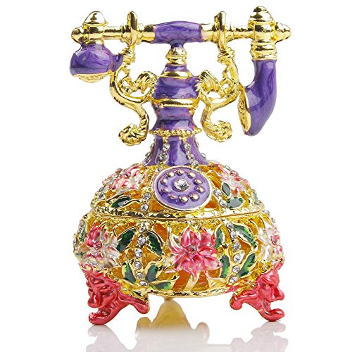 Vintage Telephone Trinket Box