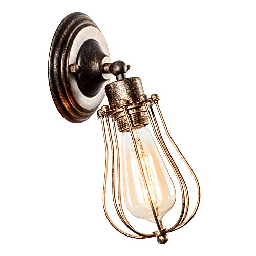 Wall Sconces with Warm Edison Bulbs