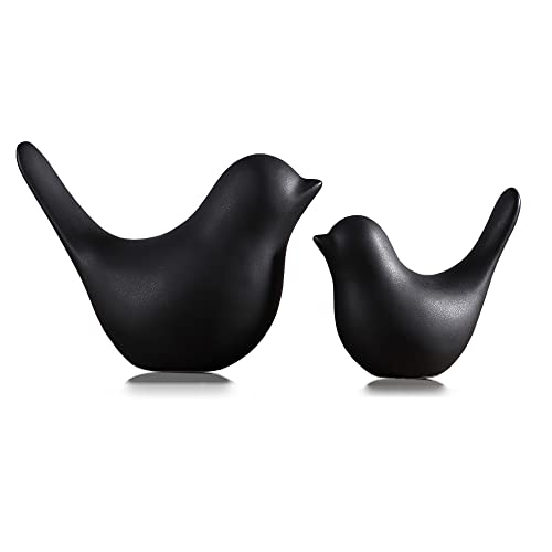 Small Animal Statue - Black Bird