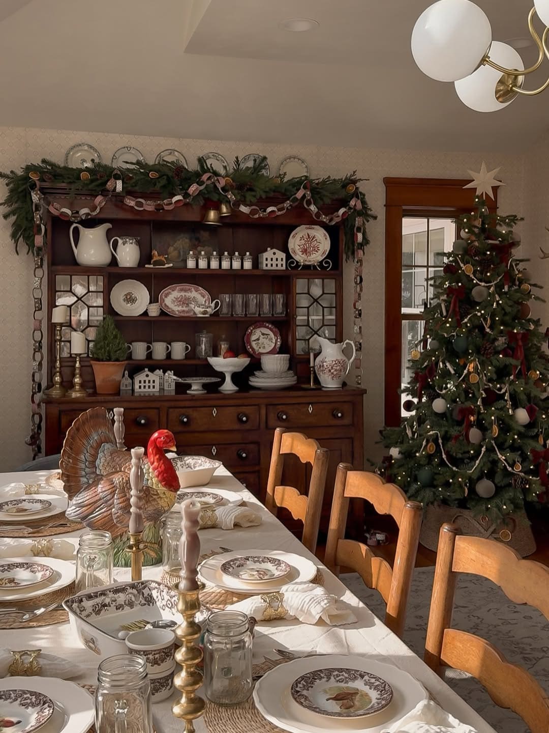 Timeless Christmas Dining Room