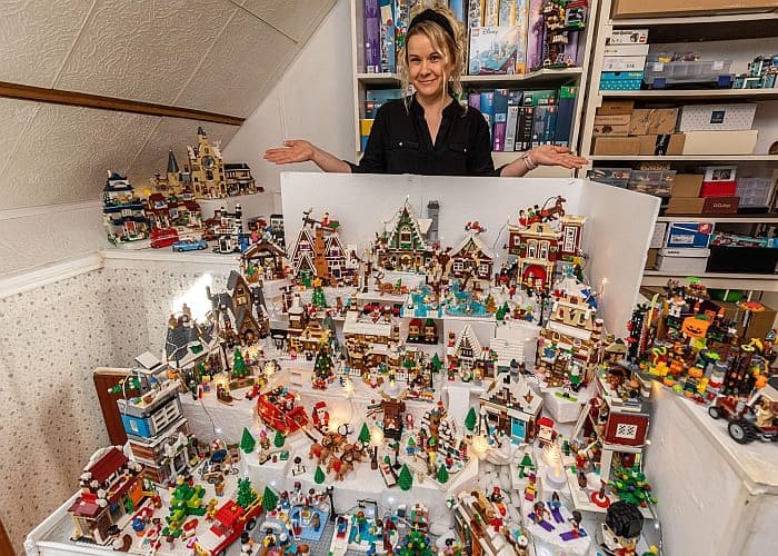 Charming LEGO Winter Village