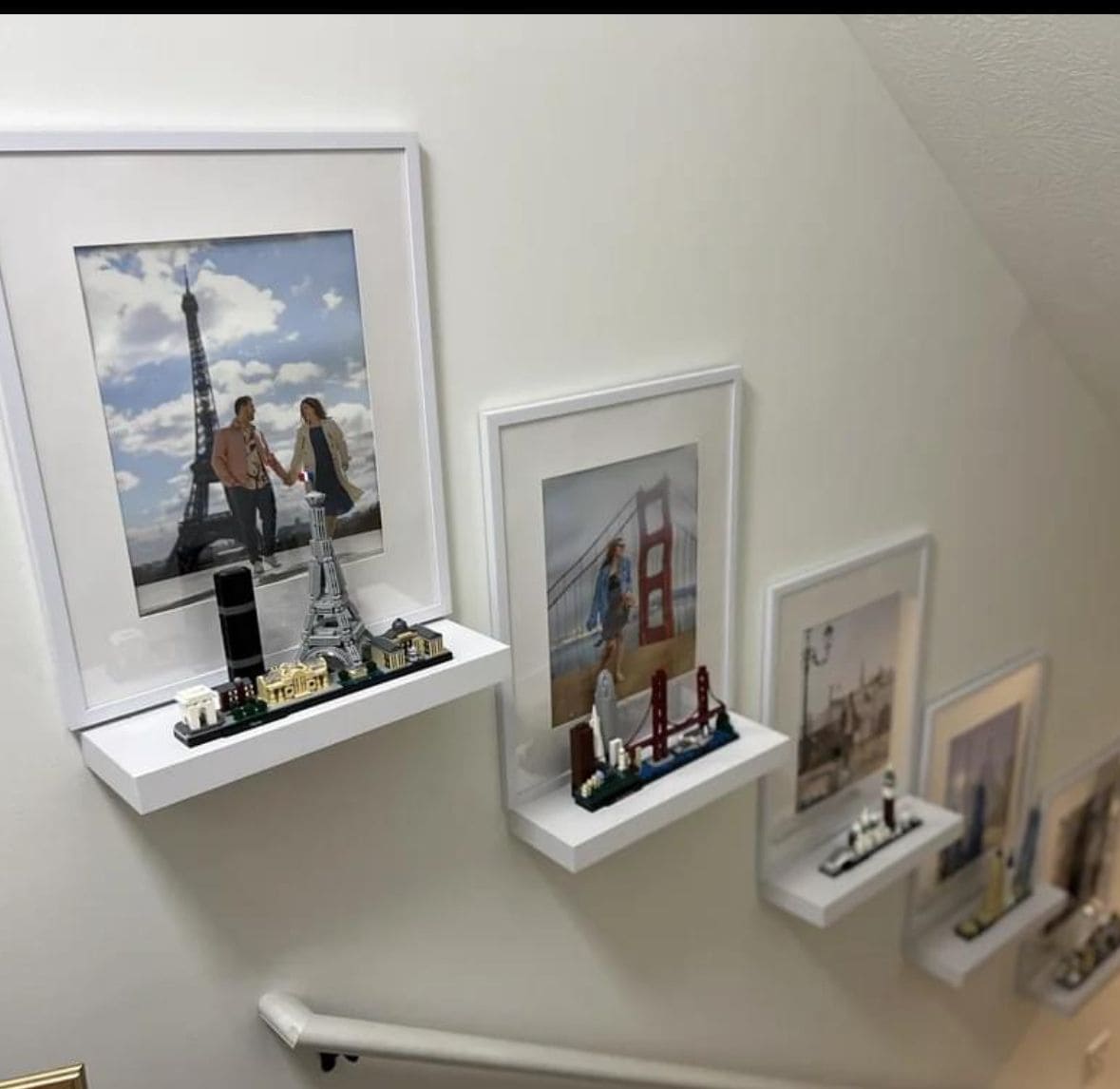 Travel-Inspired Mini Skylines Wall