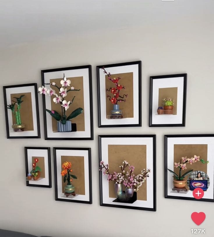 Botanical LEGO Wall Art