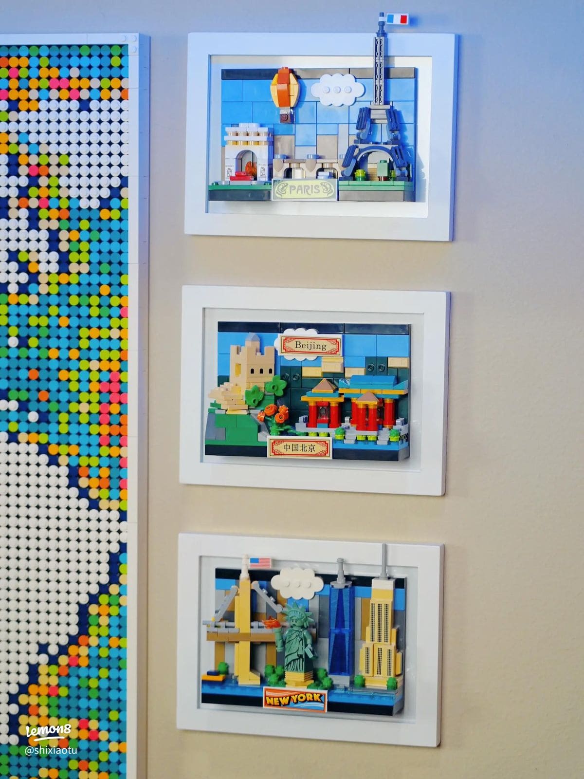 Artistic Framed Mini Cities