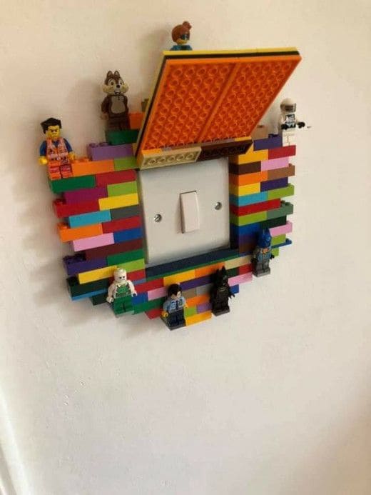Fun LEGO Light Switch Frame