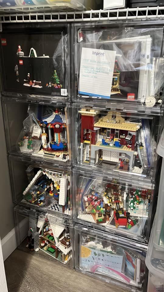 Clear LEGO Storage Closet