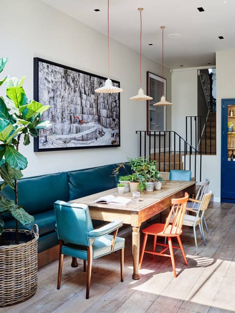 Modern Mismatch Dining Nook