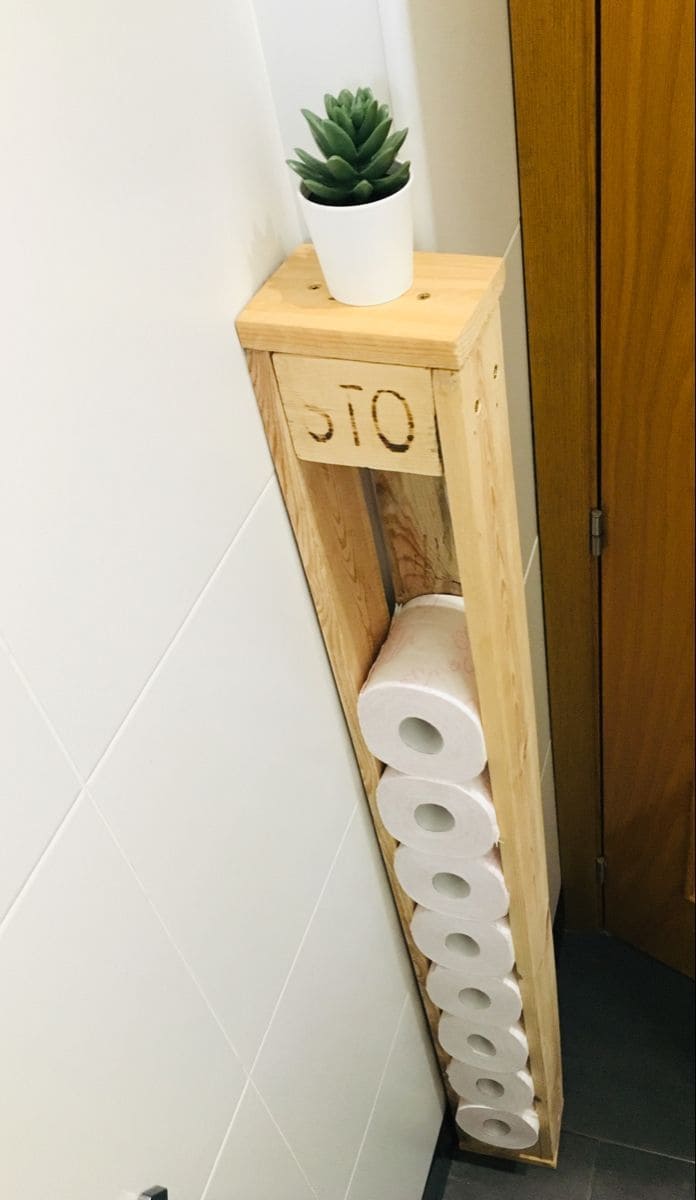 Rustic Slim Storage Tower