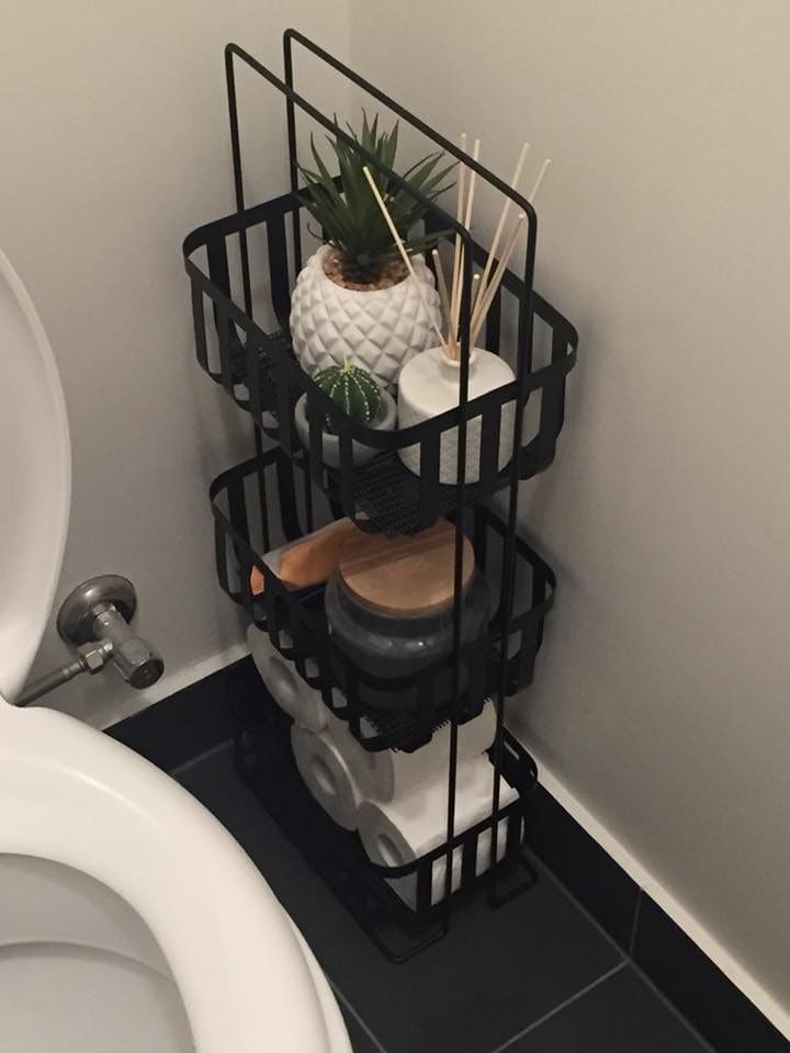 Modern Tiered Toilet Paper Storage