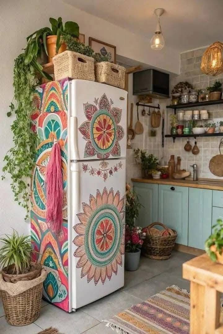 Eclectic Mandala Fridge Wrap