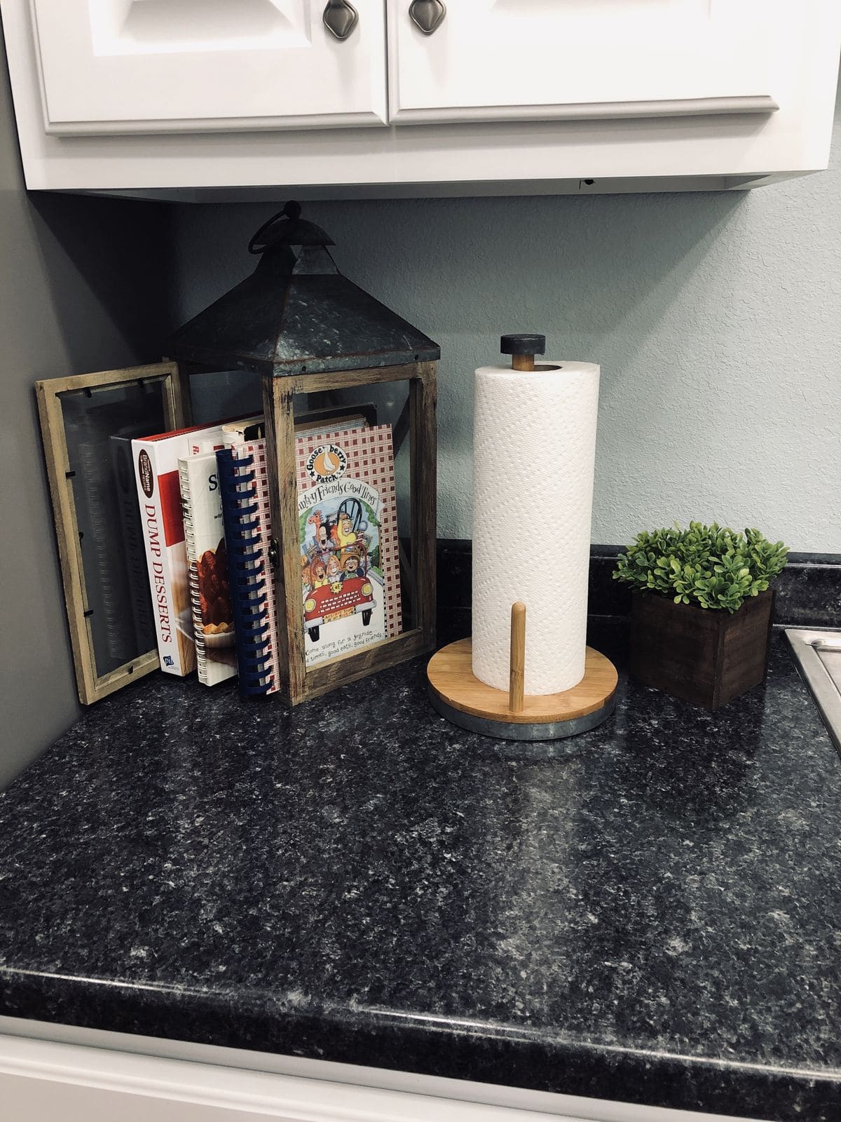 Lantern-Inspired Cookbook Holder