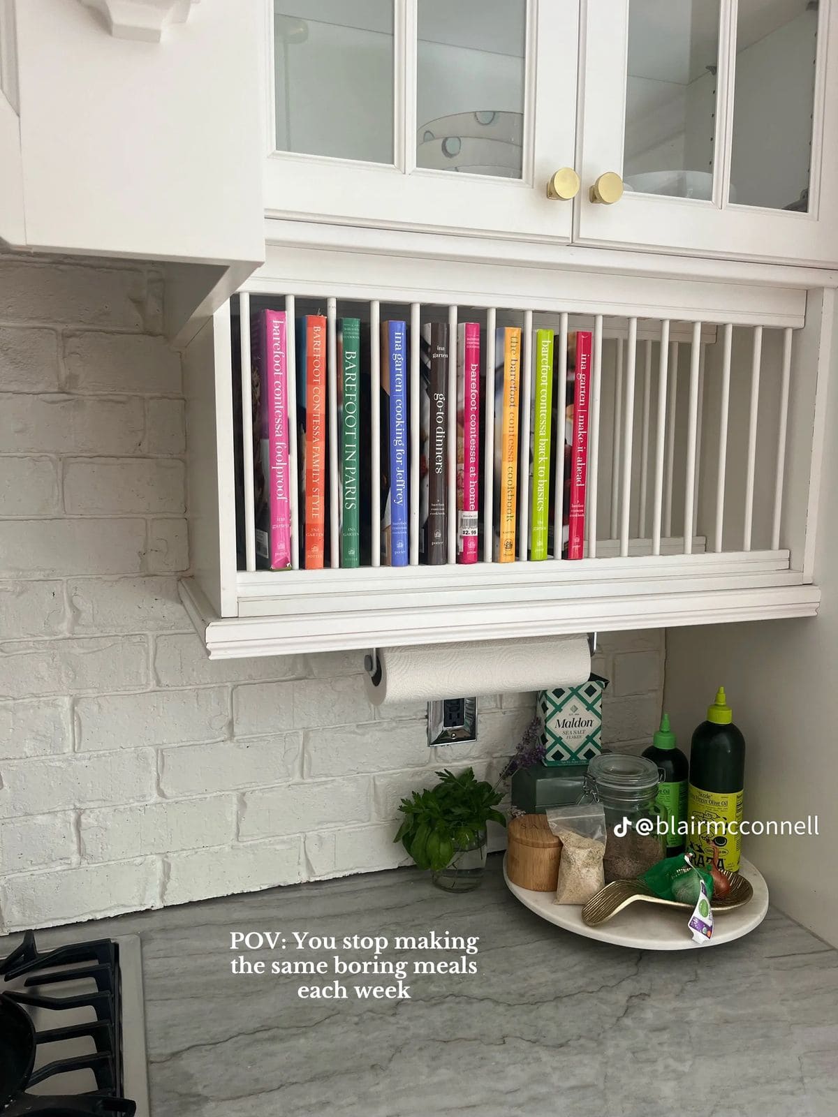 Built-In Cookbook Nook