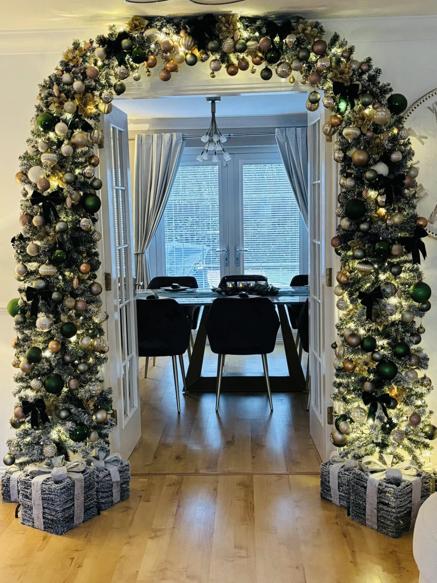 Snow-Dusted Elegance with Gift Details