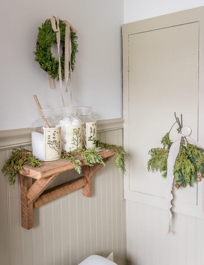 Rustic Greenery Christmas Touches
