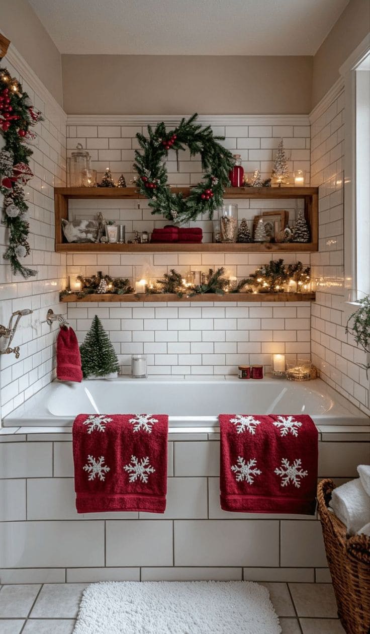 Cozy Christmas Bathtub Wonderland