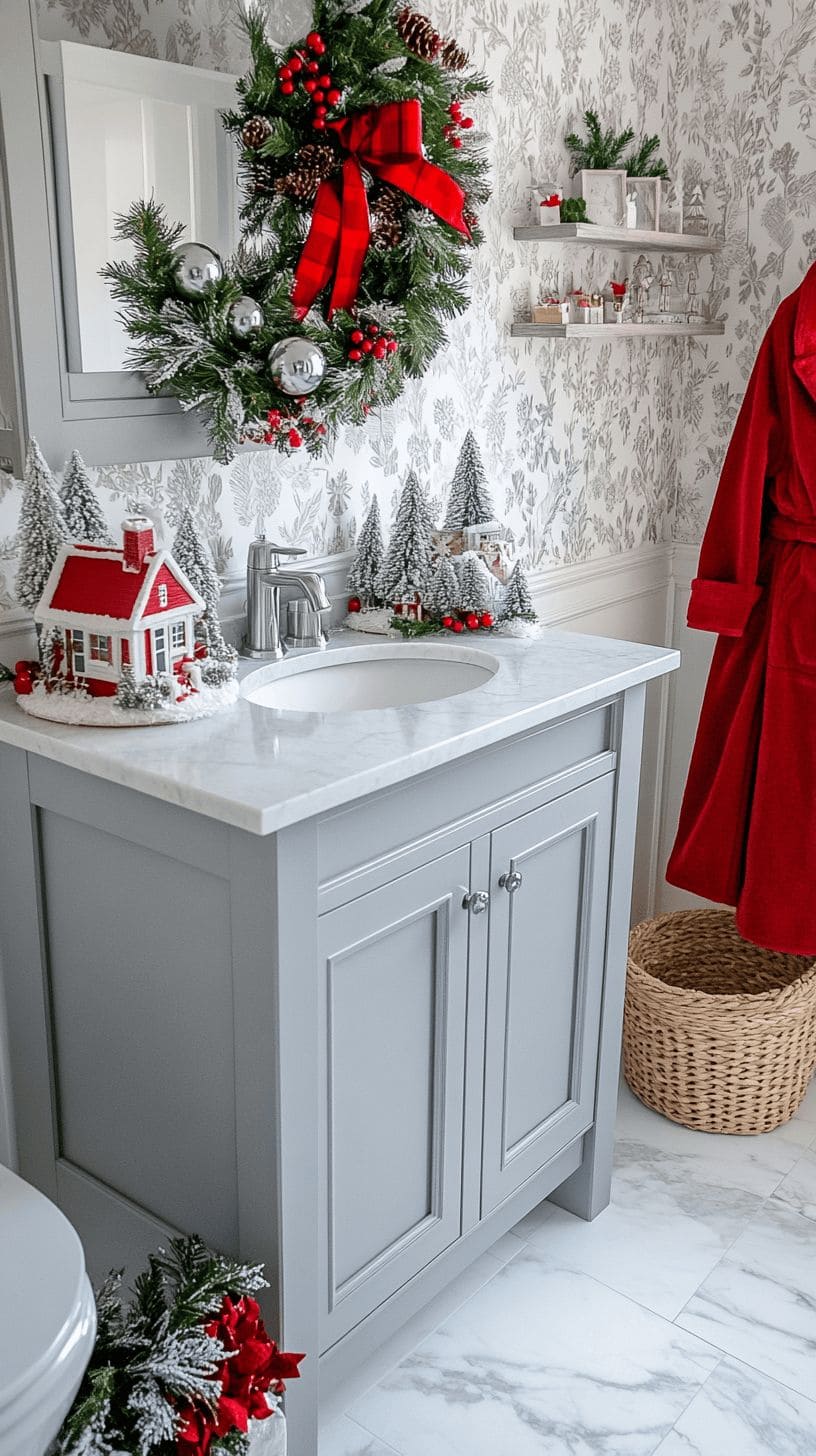 Frosted Winter Wonderland Bathroom