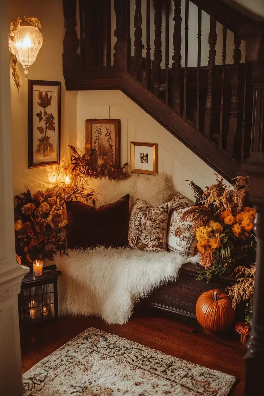 Under-the-Stairs Autumn Hideaway