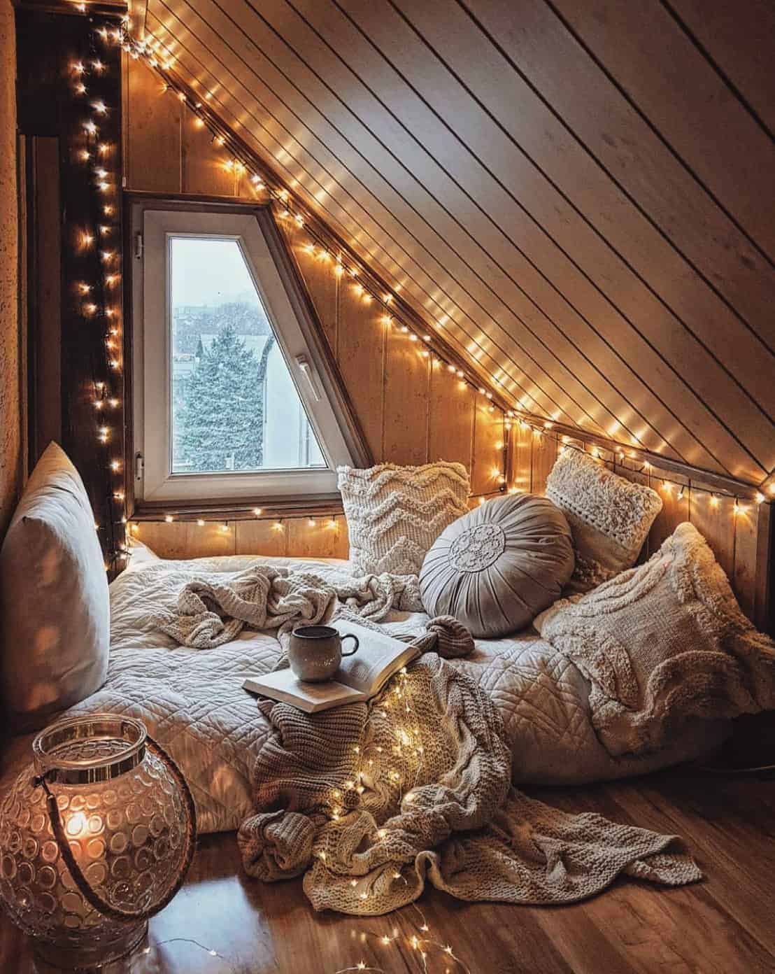Golden Glow Attic Nook