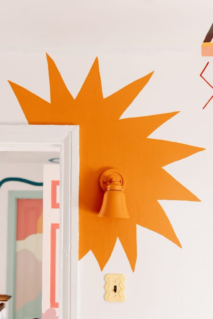 Bold Sun Sconce Accent