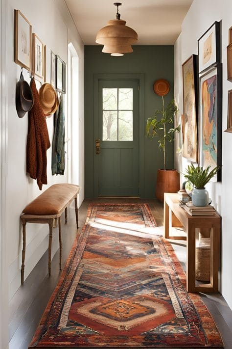 Earthy and Warm Boho Entry