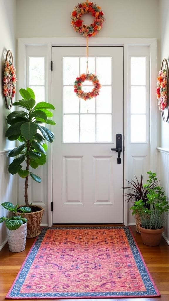 Fresh Botanical Boho Entrance
