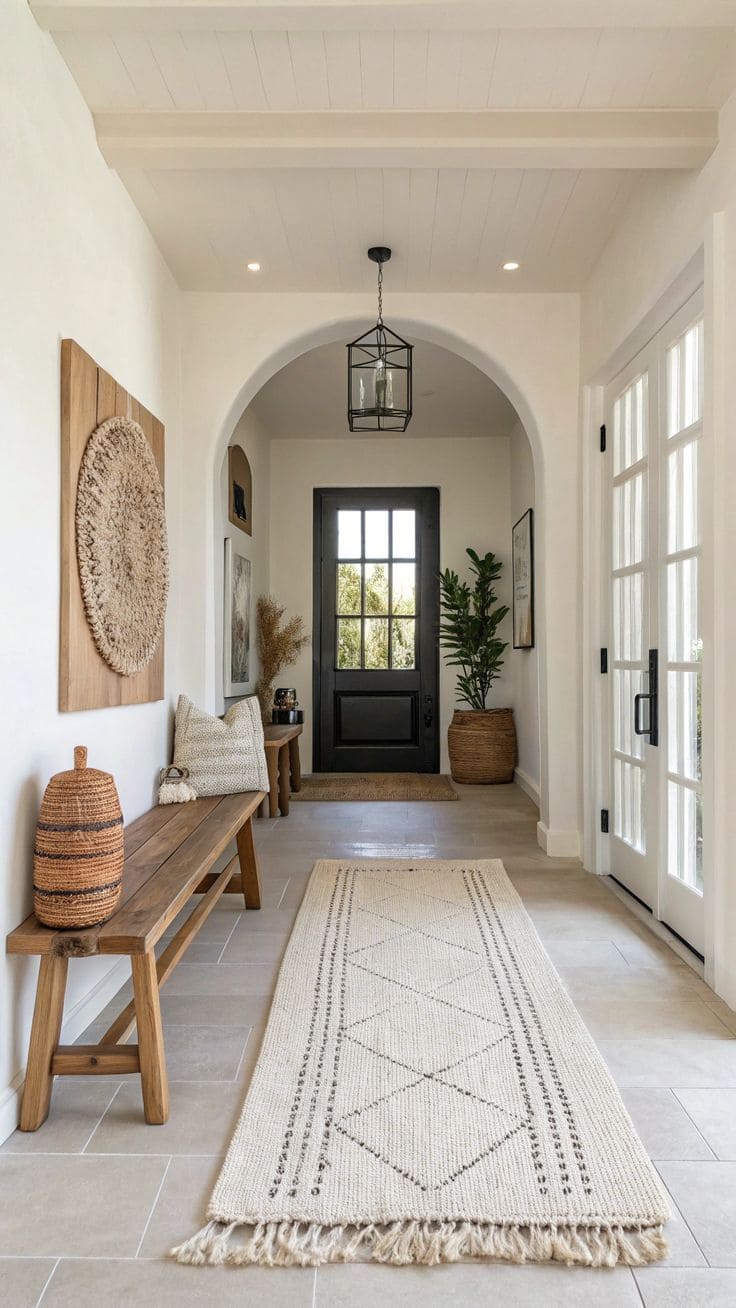 Modern Airy Boho Entry