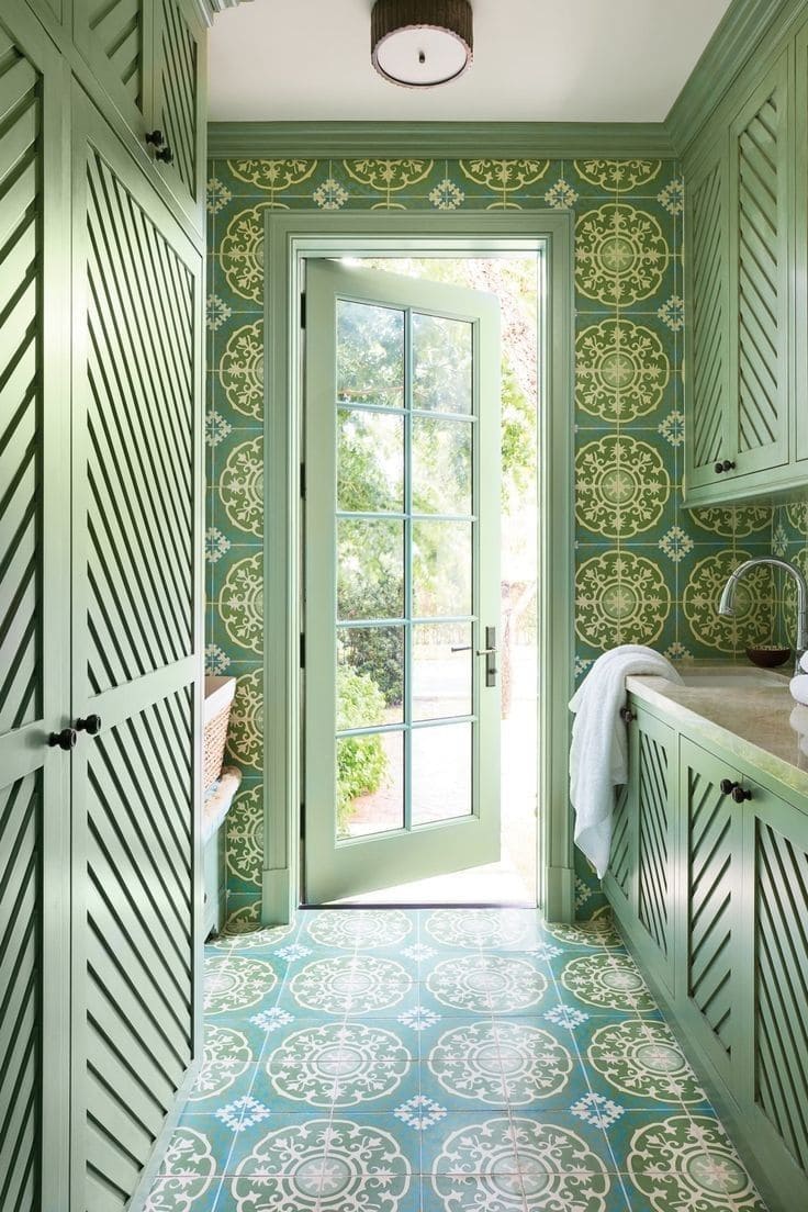 Zesty Citrus Lemonade Laundry Room