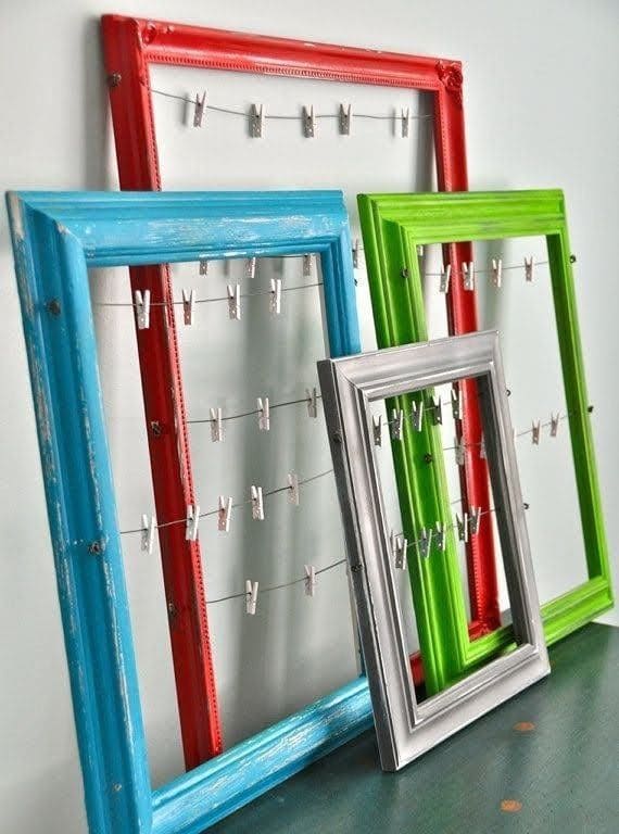 Colorful Photo Clip Frame Gallery